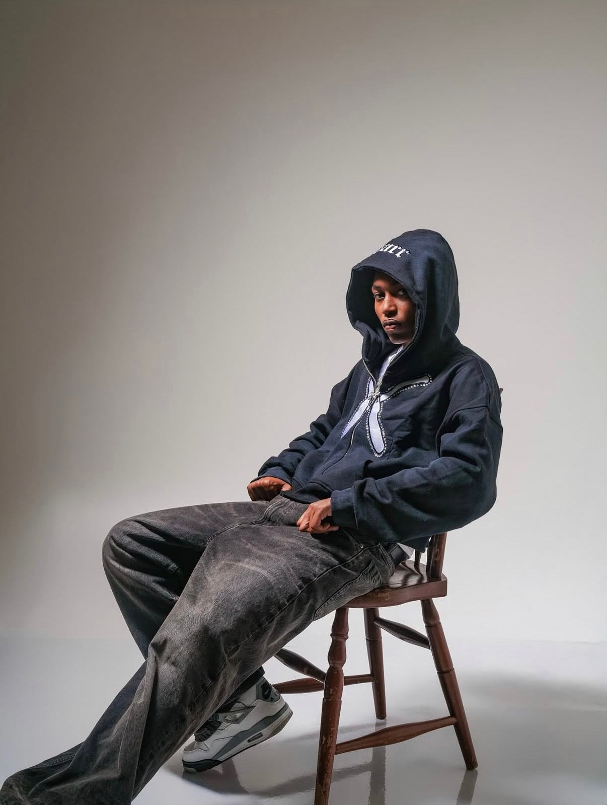 “DIAMONDS DANCE HOODIE” - OG BLACK